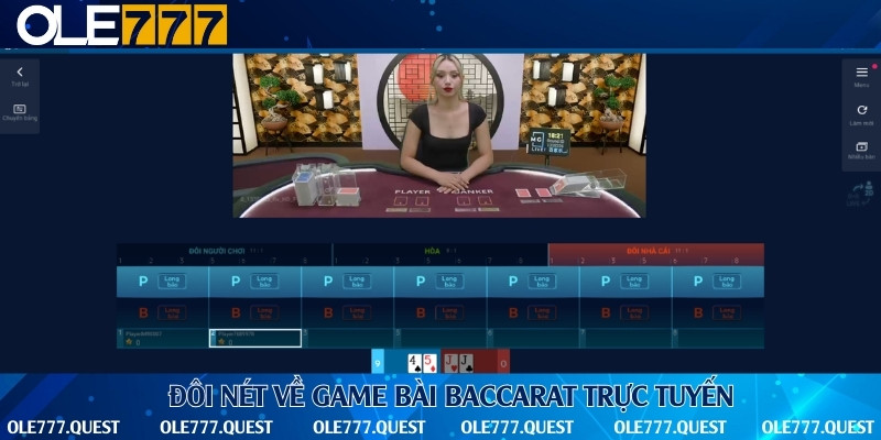 Baccarat online sử dụng bộ bài 52 lá quen thuộc