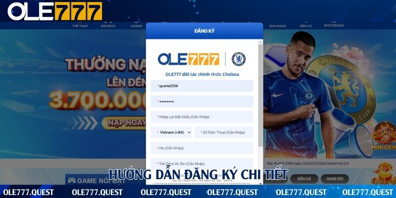 Chi tiết các bước đăng ký tài khoản cược trên website và app nhà cái