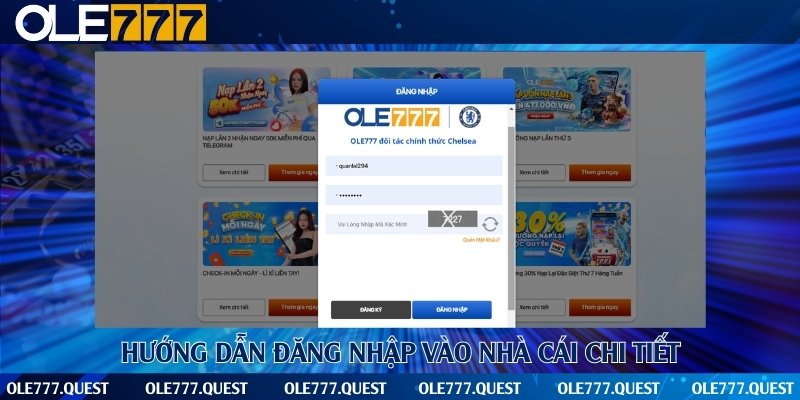 Hướng dẫn cụ thể đăng nhập tài khoản cược trên website và app điện thoại