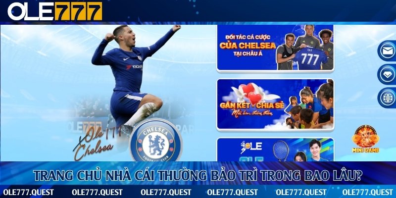 Thời gian trang web chính thức của nhà cái tiến hành bảo trì hệ thống