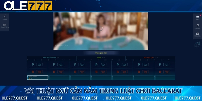 Thuật ngữ thường xuất hiện trong mỗi ván chơi